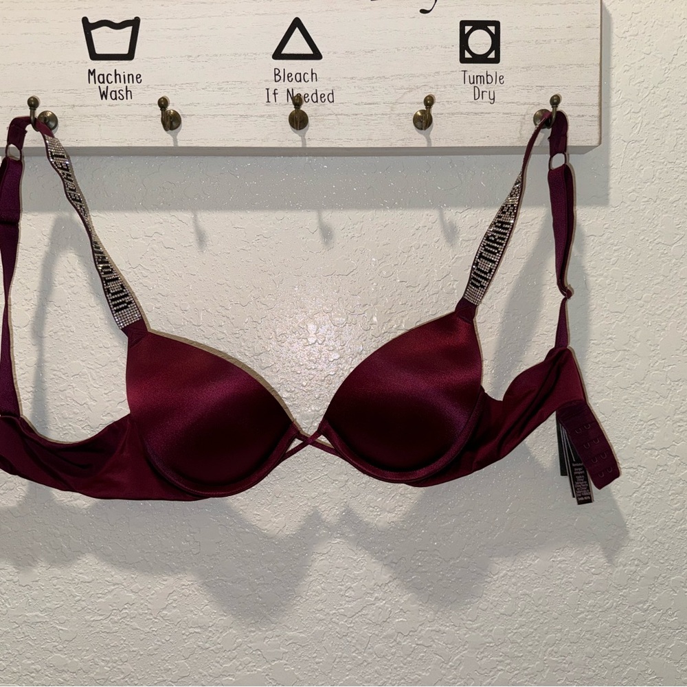 Victoria Secret Burgundy Bombshell Bra